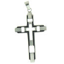 stainless steel cross pendant