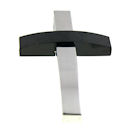 stainless steel cross pendant