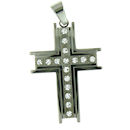 stainless steel cross pendant