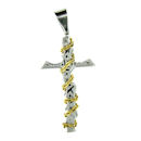 stainless steel cross pendant