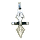 stainless steel cross pendant