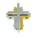 stainless steel cross pendant