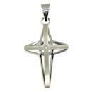 stainless steel cross pendant