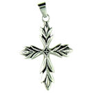 stainless steel cross pendant