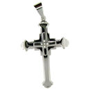 stainless steel cross pendant