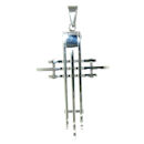 stainless steel cross pendant