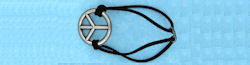 Silver Peace Sign Bracelets