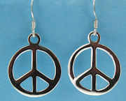 Peace Sign Earrings