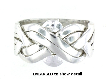 Model PR338 Puzzle Ring Enlarged