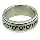 stainless steel spinner ring RRJ0066