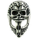 Stainless Steel skull ring SCR1003