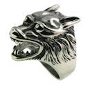 Stainless Steel skull ring SCR3037