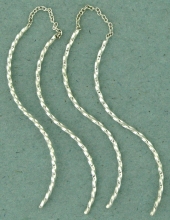 sterling silver threader earring T014