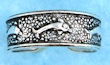 sterling silver toe rings TR0016