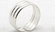 sterling silver toe rings TR0112