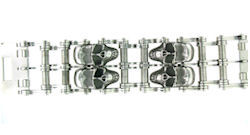 stainless steel skull bracelet WCB1002
