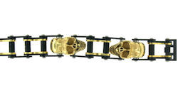 stainless steel skull bracelet WCB1003