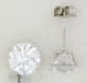 WGRS065 Round cut 6.5mm 14k white gold cz studs